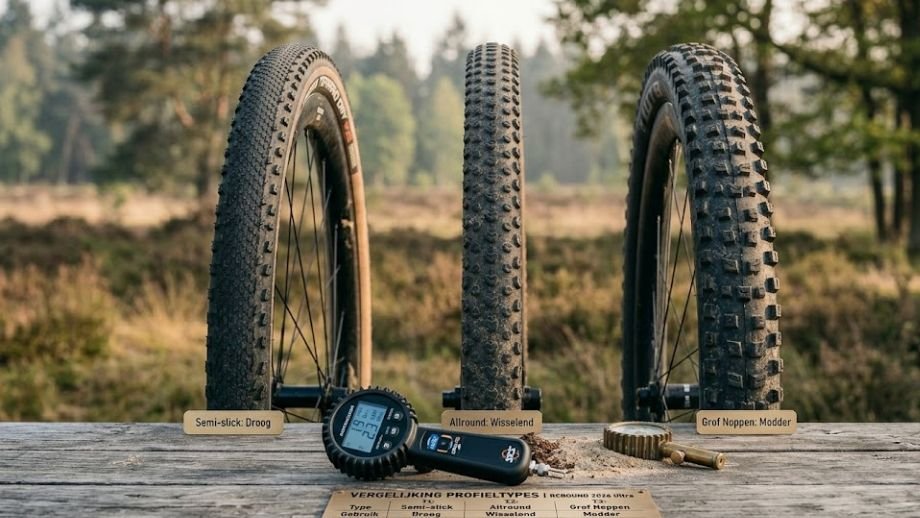 Welk gravelband profiel kiezen: semi-slick, allround en noppenprofiel naast elkaar vergeleken