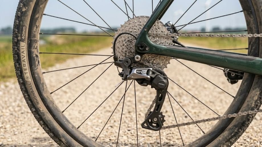Shimano GRX RX820 derailleur mechanisch 12-speed gravelbike onderdeel van GRX SRAM XPLR verschil