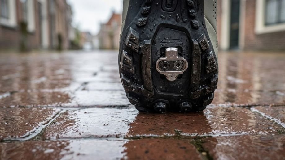 gravelschoenen kopen loopbaarheid SPD verzonken plaatje veilig afstappen natte klinkerstraat