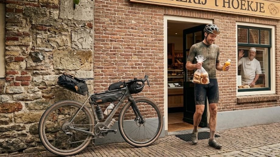Voedingsplan lange gravelrit REBOUND stop bij 
bakker of supermarkt voor voeding en koolhydraten