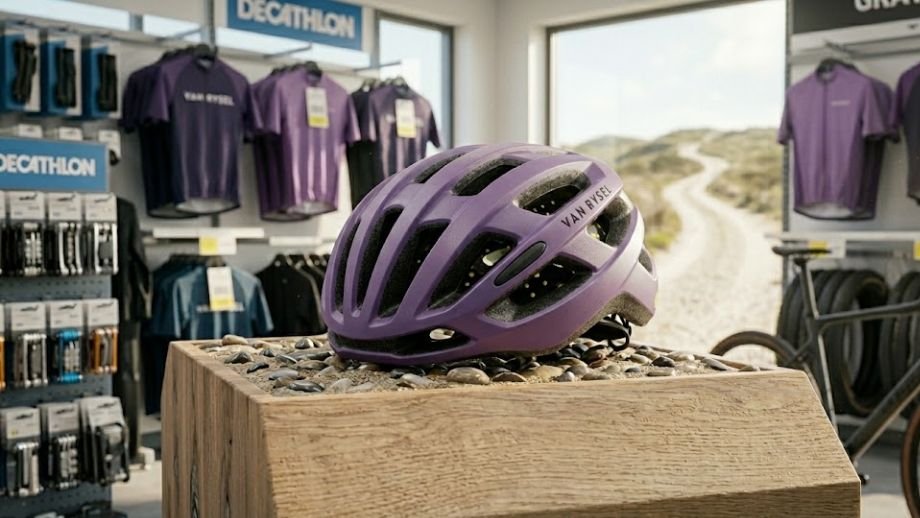 Van Rysel RCR MIPS beste gravelhelm prijs kwaliteit 
met MIPS Air Node voor 95 euro