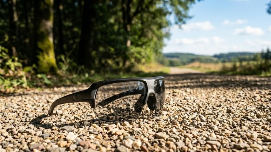 beste fietsbril gravel 2026 BBB Comet PH budget fotochromatisch duurzaam biobased frame bovenaanzicht