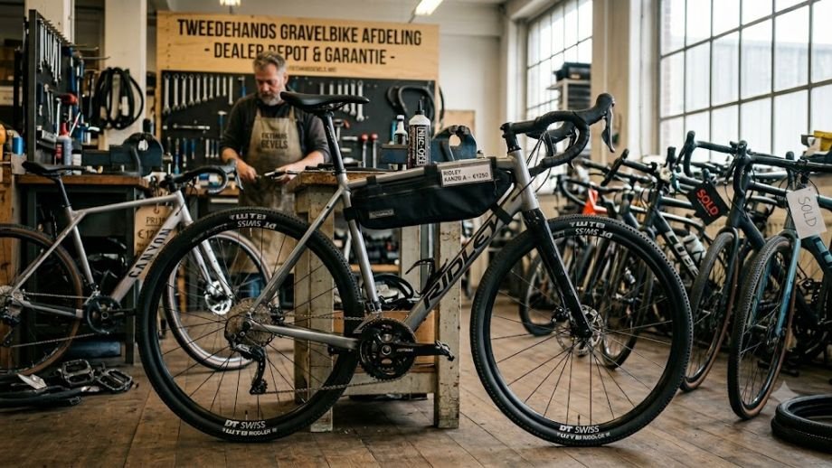 tweedehands gravelbike kopen dealer depot garantie NL prijskaart fietsenmaker tweedehands