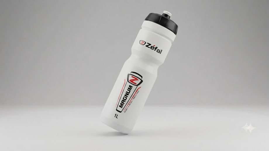 beste bidonhouder gravelbike 2026 Zefal Magnum 1 liter grote bidon naast standaard 500ml ter vergelijking formaat