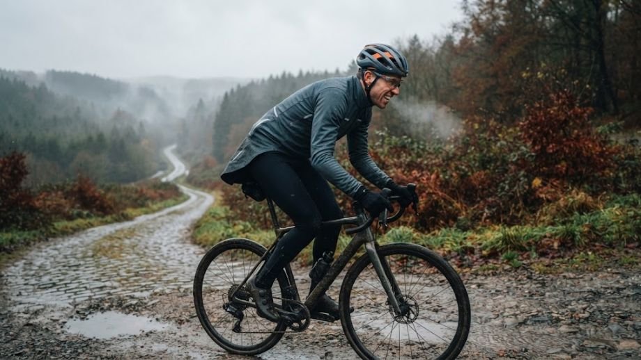 beste regenjas gravelbike 2026 Castelli Perfetto Ros 3 lange mouw verlengd rugpand koude natte Ardennen klimrit